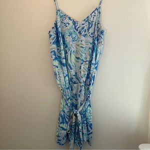 Lilly Pulitzer Satin Deanna Romper